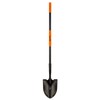 AgroPro Shovel for Digging, Metal Shovel with Long Fiberglass Handle,