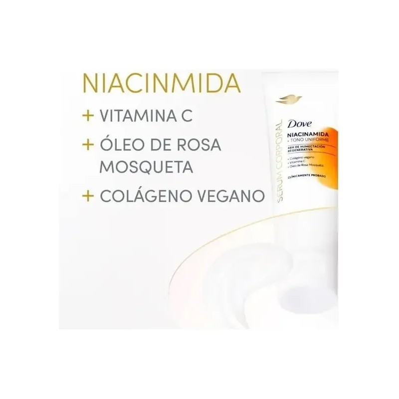 Sérum Corporal Dove Tono Uniforme Con Niacinamida 200 Ml