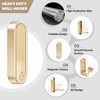 Ruiziiz Folding Coat Hooks, Zinc Alloy Foldable Gold Wall Hooks