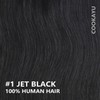 COOKAYU Clip in Hair Extensions Real Human Hair, 16inch 120g