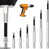 6pcs High-Magnetic Screwdriver Drill Bit Set, Anti-Slip Magnetic Electric Screwdriver
