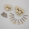 110PCS Wool Buffing Polishing Wheel for Dremel Tool Kit, Jewelry