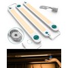 ASOKO Under Cabinet Lights, Motion Sensor Lights Plug in, Warm