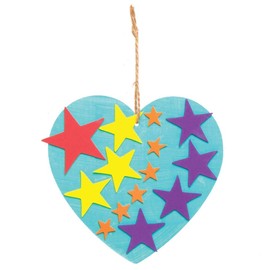 Baker Ross AX412 Rainbow Star Foam Stickers - Pack of 210, Kids Stickers, Ideal for Children's Arts and Crafts Projects, Great for Card Making and Scrapbooking
