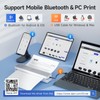 iDPRT Portable Printer Wireless for Travel, Bluetooth Thermal Printer Support