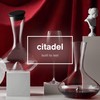 Vintorio Citadel Wine Decanter - Artisanally Hand Blown Lead-Free Crystal