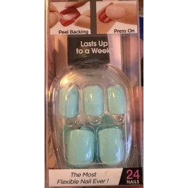 Impress! Impress Gel Manicure Press on Nails Robin's Egg Blue light blue