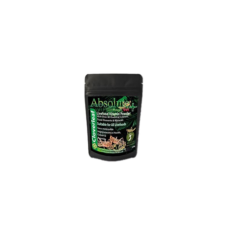 Cloverleaf Absolute+ Repti-vet Livefood Vitamin Powder 100g
