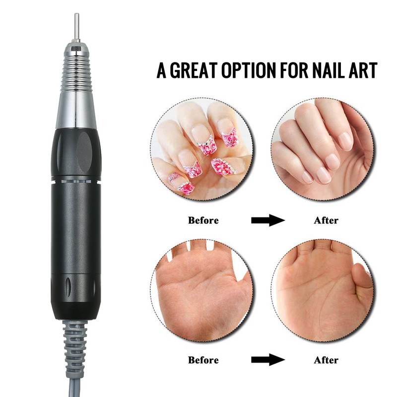 Nail Machine Handpiece Lightweight Easy to Operate Nail Drill Replacement