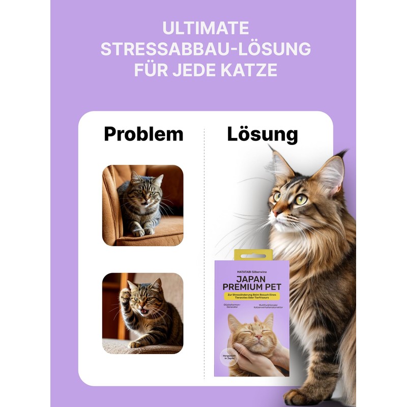 Matatabi Powder for Cats, Natural Anti-Stress Powder for Stress Relief