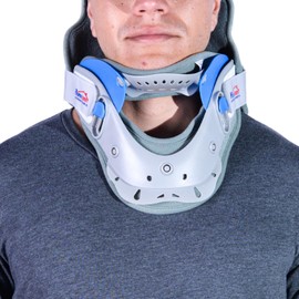 Orthopedics Health Collarín Cervical Rígido Miami J Universal de Alta Resistencia Ajustable, Soporte para Rehabilitación y Lesiones OHCLM