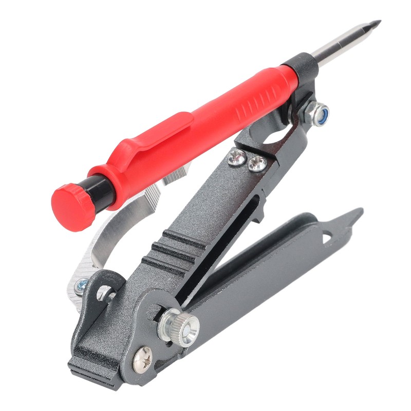 Multifunctional Scribing Tool Woodworking Compass Edge Ruler Countour Line Measuring