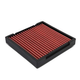 Reusable Drop-In Cabin Air Filter Panel Replacement for 09-19 Honda Civic/Fit/CRV/CRZ/HRV/Insight/Odyssey (Red)