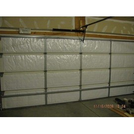 US Energy Products Reflective 2 Car White Poly-Air Garage Door Insulation Kit 18 x 8 Kit (PRECUT) 2 Car White 18x8