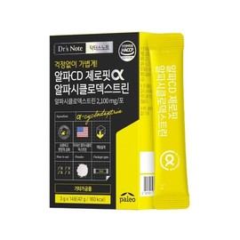 Paleo Dr. Snow Note Alpha CD Zero Fit Alpha Cyclodextrin 14 Packets 1 Box 14 Packets / 닥터스노트 알파CD 제로핏 알파시클로덱스트린 14포 1박스 14포