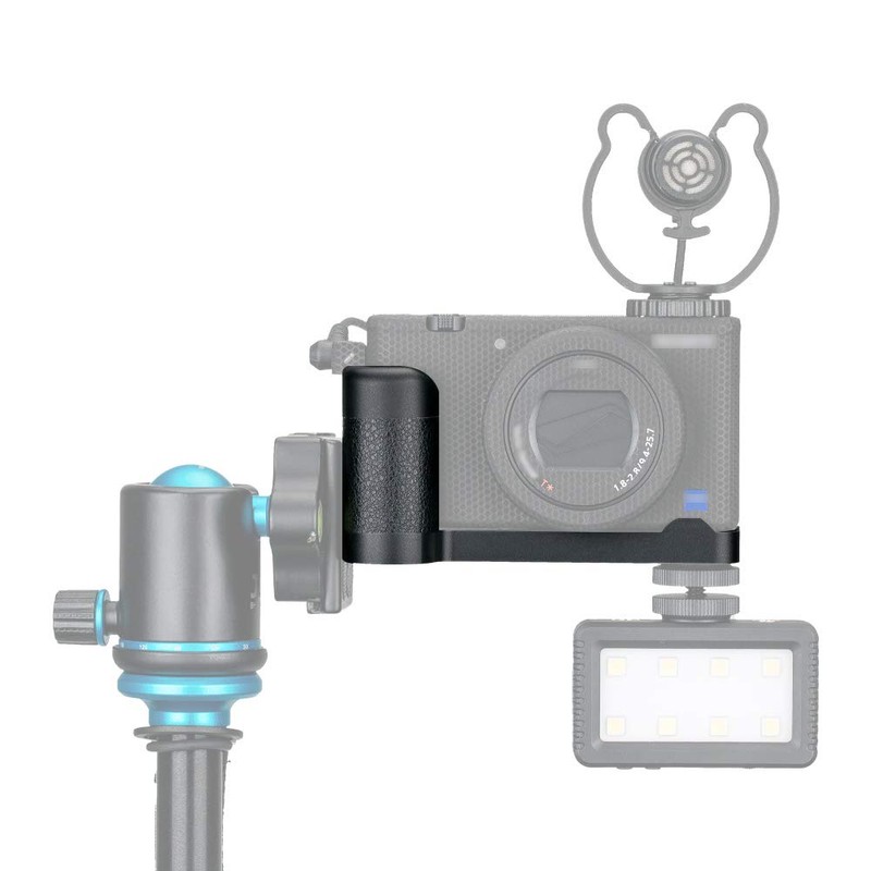 JJC Metal Hand Grip L Bracket Holder for Sony ZV-1
