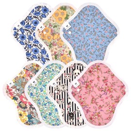 Fabric Napkins NO 4 Organic Cotton 7 Piece Set v20 an Antique Familiar Floral Charm is a timeless design