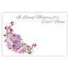 celloexpress In Loving Memory Nana (Lilac Hydrangea) Flower Message Cards