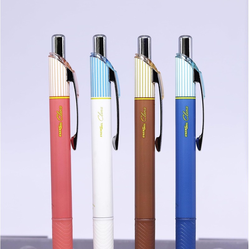Pentel EnerGel Kleina Ink/Brown 0.5mm (Extra Fine) Needle Tip BLN75L-E