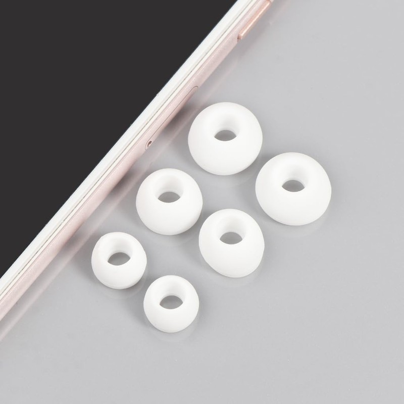 12 Pcs Silicone Buds Ear Tips S/M/L Sizes Earbuds Soft