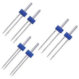 Jersey Needles, Twin Needle Jersey, Twin Needle Stretch, Jersey Needles for Sewing Machine, 6 Pieces Twin Needle, W6 Double Needle, Twin Needle, W6 Needles Universal, Twin Needles, Double Needle