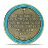 RYUKENLM Christian Challenge Coin-Jesus,The Lion of Judah- Joshua 1:9 Bible