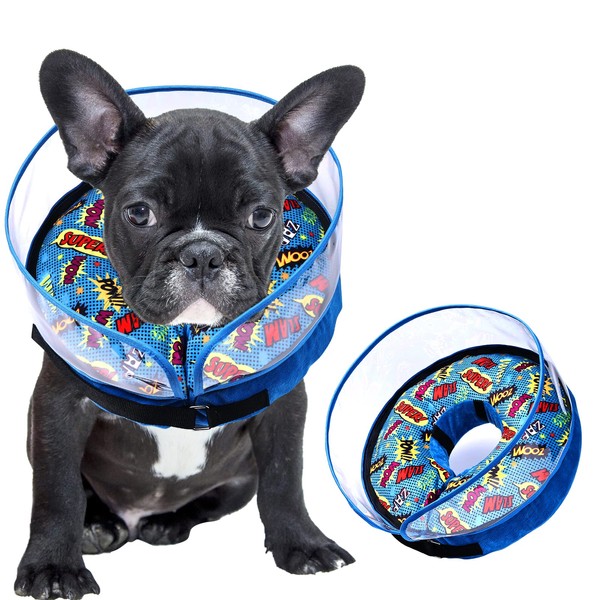 Crazy Felix Soft Inflatable Dog Cone for Small, Medium and