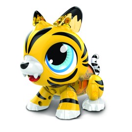 Build a Bot Sound Activated Tiger Robot Pet Toy