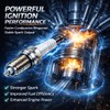 CCTECHMASS Iridium Spark Plugs 4 Pack | Fit for 2013-2018