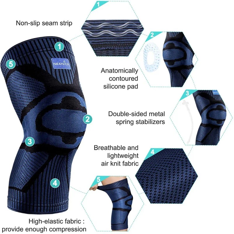Rodillera Con Almohadilla Gel Para Rótula