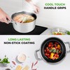 NutriChef 5 QT Stainless Steel Stew Pot - Triply Kitchenware