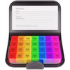 JFA Medical Weekly Small Travel Pill Box Organiser/Reminder for Medicines