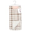Jessica Simpson Luxury Velour Plush Printed Baby Blanket for Newborns,