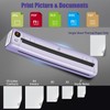 Rongta Portable Printer Wireless for Travel, Bluetooth WiFi Inkless Thermal