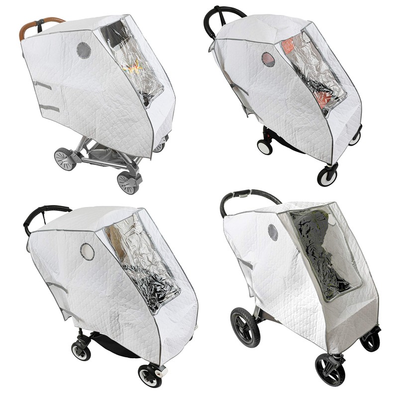 Masirs Baby Stroller Rain Cover - Universal Size, Provides Extra