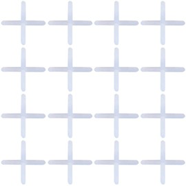 500 Pieces Tile Spacers Tiles Leveler Spacers Tile Levelers Wall Floor Cross Spacers Tile Separators for Ceramic Tile and Stone Installation (1mm, White)