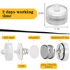 KOABY 12 Pack Warm Yellow Light Submersible LED Lights, Waterproof