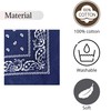 Lizzy 3 x Paisley Multifunctional Bandana's (Navy Blue, Black, White)