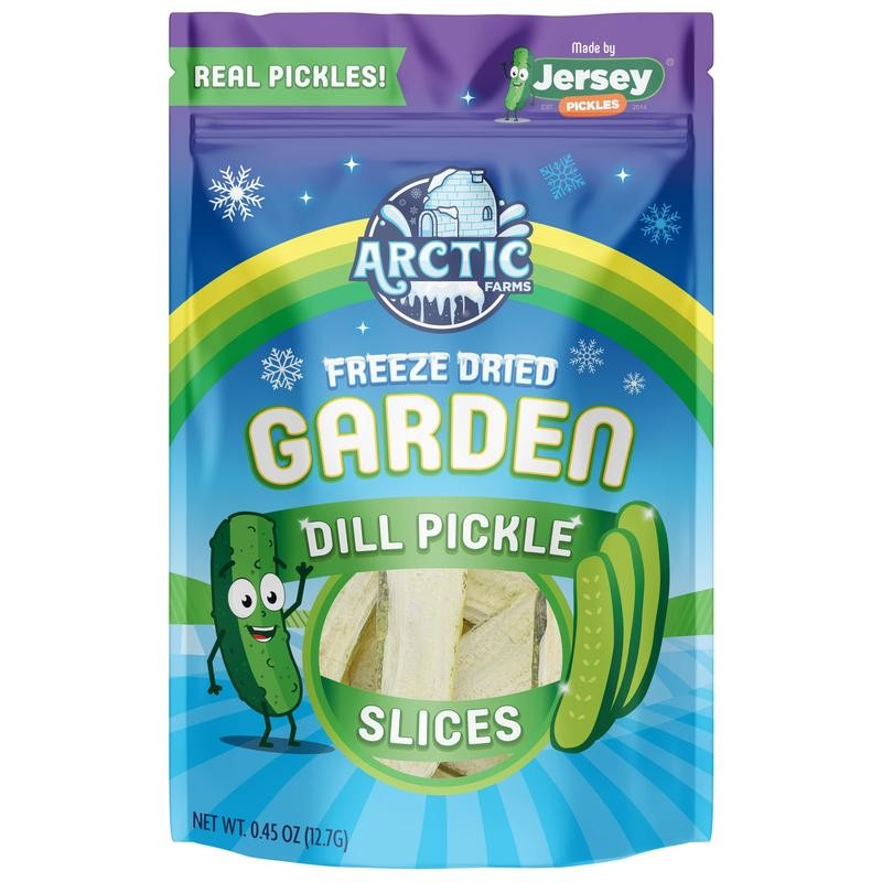 Arctic Farms Freeze Dried Kosher Dill Pickle Slices from Jersey