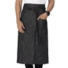 Chef Works Unisex Corvallis Bistro Apron, Black, One Size