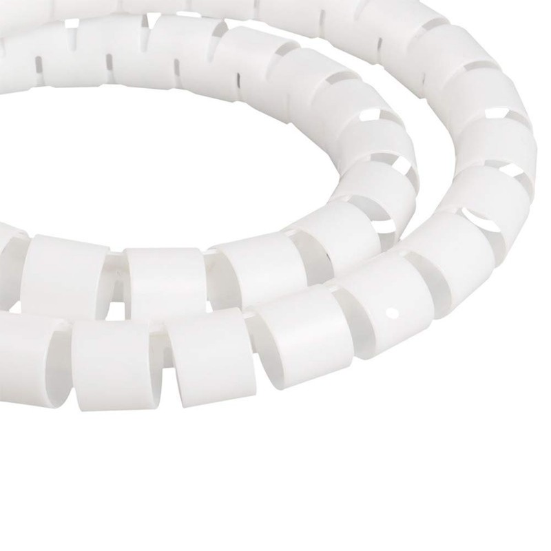 Coiled Cable Tubing Cut to Size Flexible Cable Protector Cable