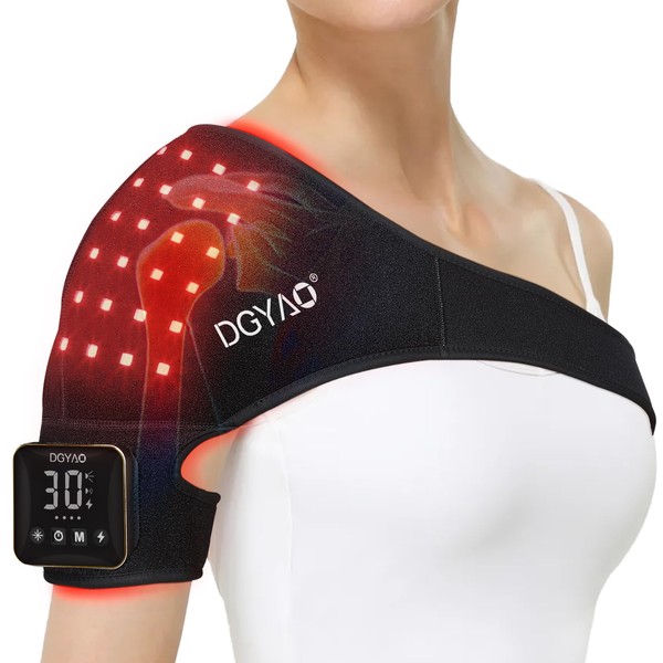 TUOB Red Light Therapy for Shoulder, Cordless Near Infrared Light