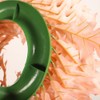 Christmas Door Wreath Artificial Hanging Garland Pink Maple Leaf Wreath