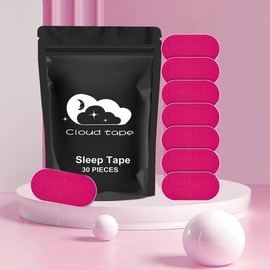 Mouth Tape(pink Edition) ,soft, gentle on skin, adhesion, 30 Strips, sports accessories，breathable,pink,gentle,healthcare, one month supply - Color: 1 Pack