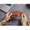 Toughergun Minimalist Wallet for Men with Magnetic Money Clip Leather