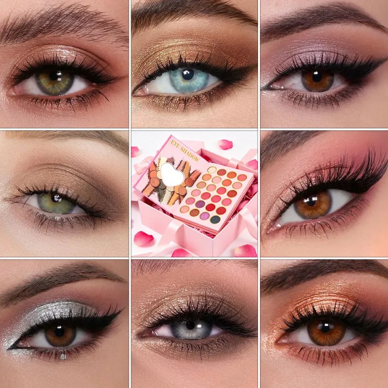 Paleta Sombras Contorno E Iluminación Todo En Uno