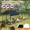 Large Metal Chicken Coop, Chicken Runs for Yard with Waterproof