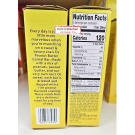 Trader Joe’s OS Cereal Bars Peanut Butter 4.23oz 120g (Two Boxes)