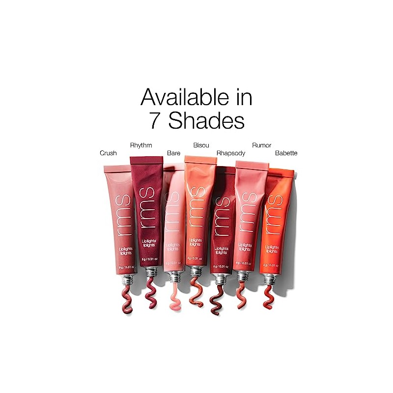 RMS Beauty Liplights Cream Lip Gloss - Bisou for Women