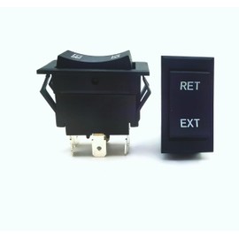 Chute Rocker Switch Chute Rotation Switch Replacement for Simplicity Snapper Murray 1687904 1687905 Snowblower